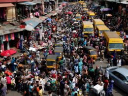 Lagos popular market in Nigeria